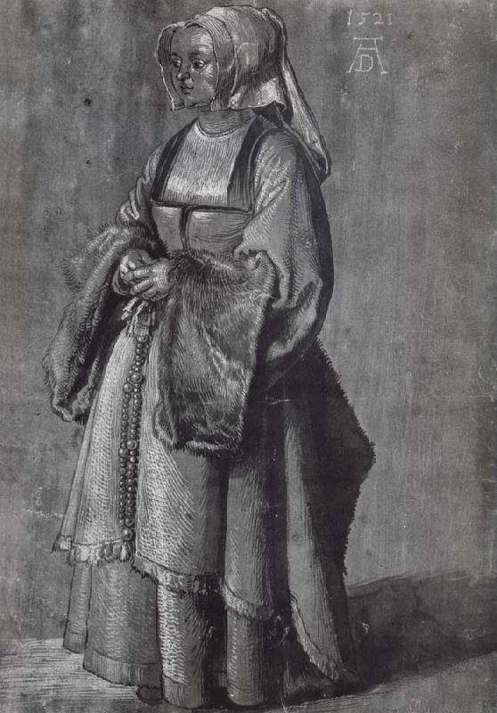 Albrecht Durer Woman in Netherlandish artist oil painting image